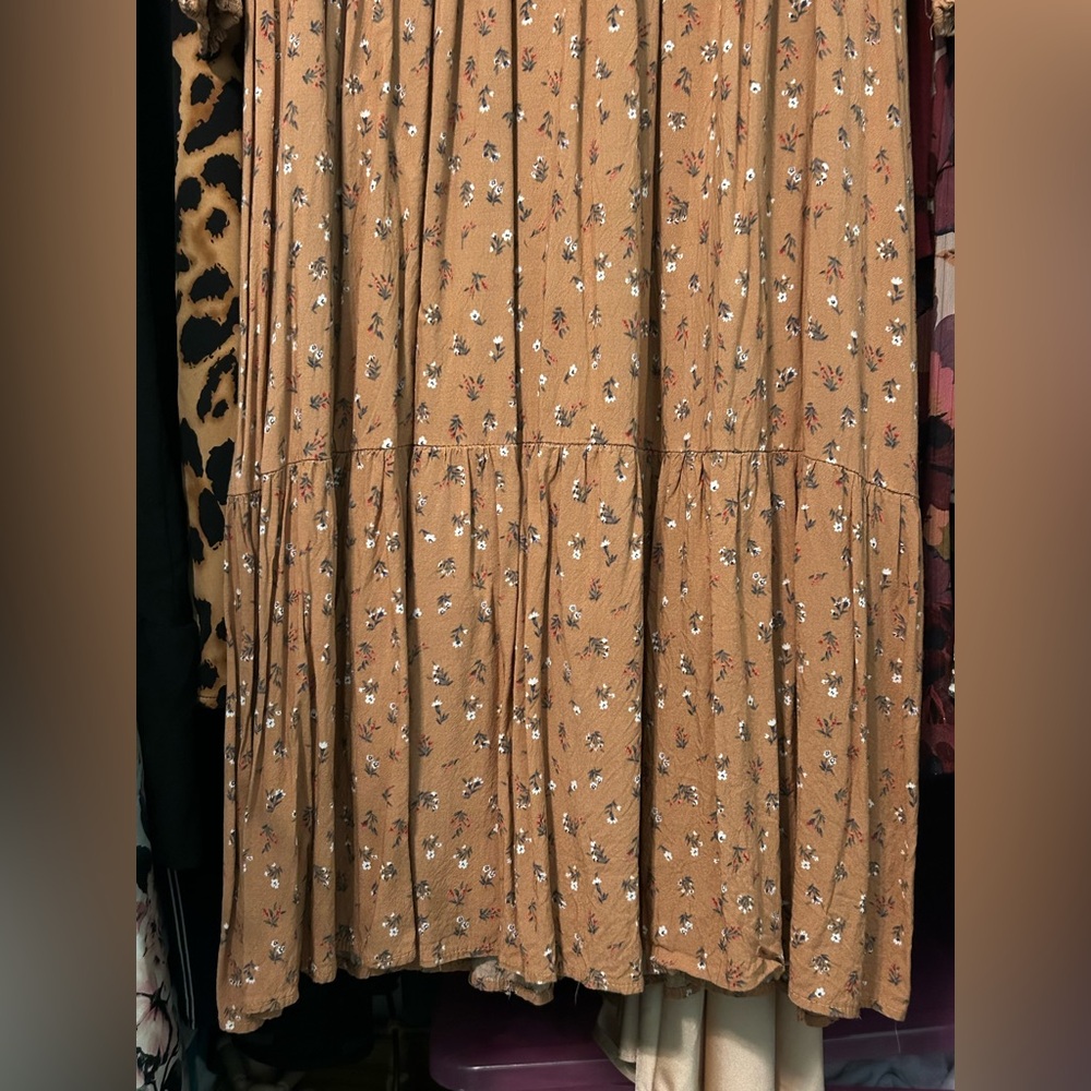 Mustard In Loom Floral Dress - Picture 5 of 11